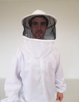 Imkerjacke aus Stoff / Rundschleier